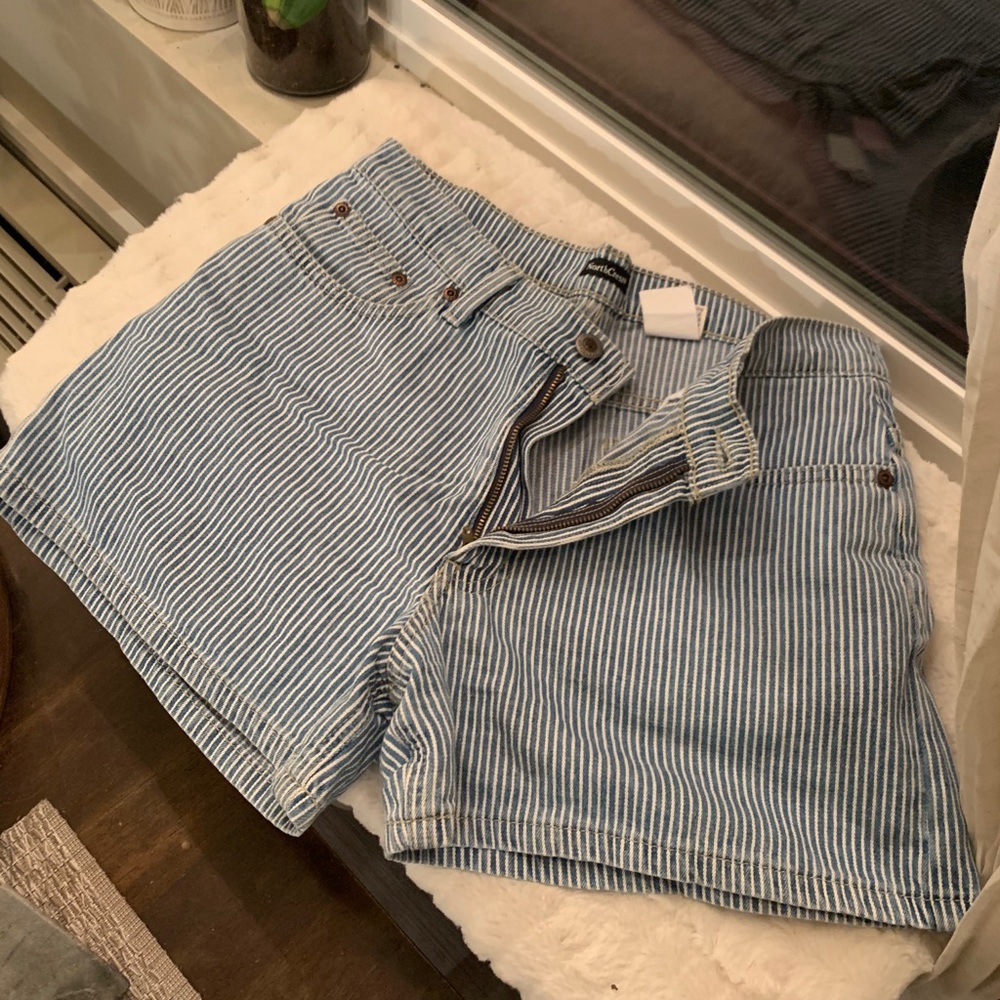 North Crest Soft Stripped Beach Shorts